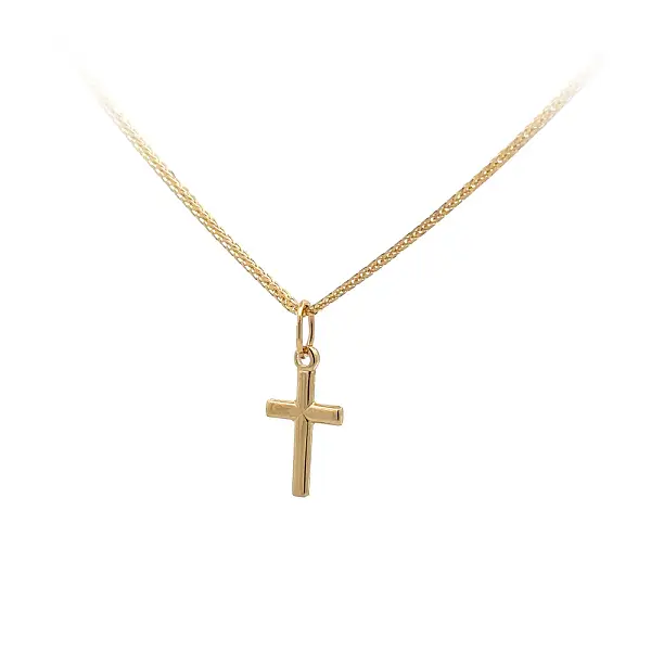 Подвеска в виде золотого креста
