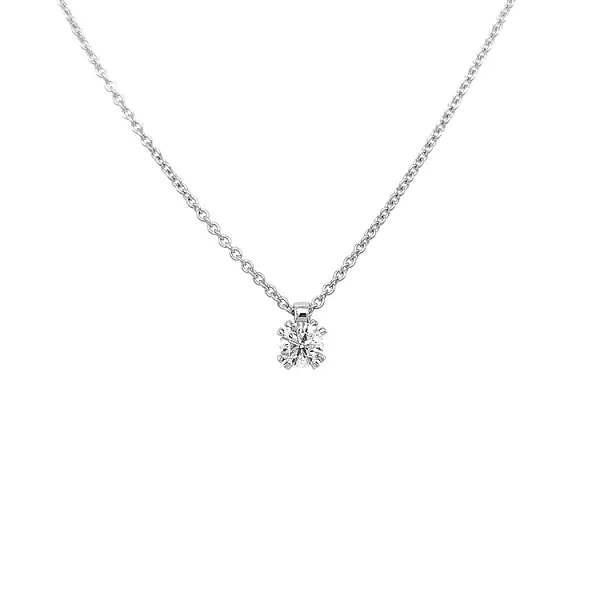 Золотая подвеска с бриллиантом