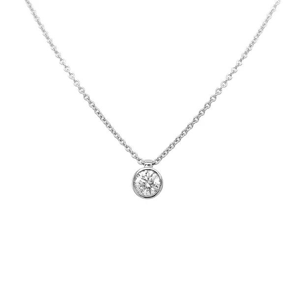 Золотая подвеска с бриллиантом