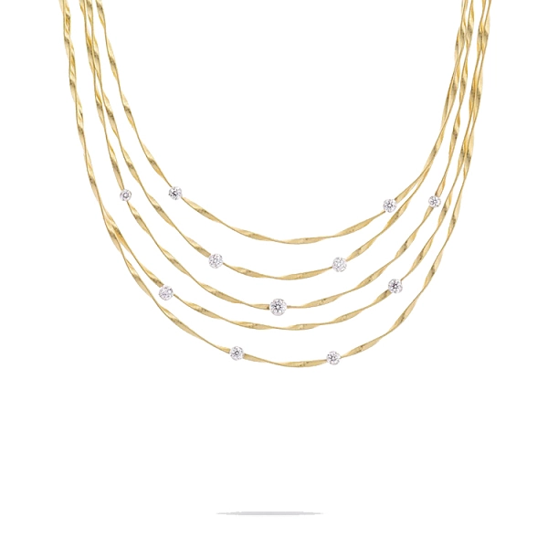 Золотое колье Marco Bicego Marrakech CG340-B8 YW