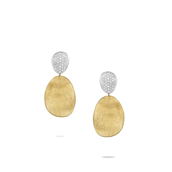 Золотые серьги с бриллиантами Marco Bicego Lunaria