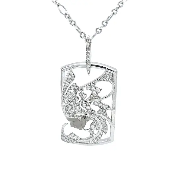 Золотой кулон Carrera y Carrera Atlantis Sirena Aire