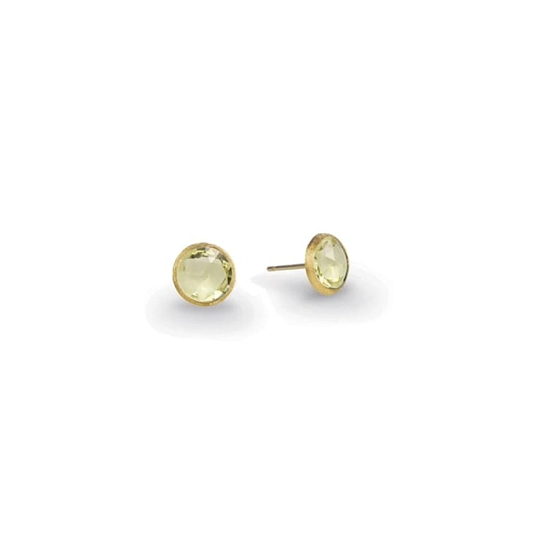 Золотые серьги с лимонным цитрином Marco Bicego Jaipur