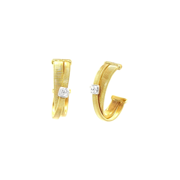 Золотые серьги с бриллиантами Marco Bicego Masai