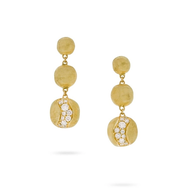 Золотые серьги с бриллиантами Marco Bicego Африка