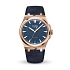 Antarctique Mount Erebus Deep Blue Rose Gold and Alligator Cap