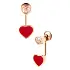 Золотые серьги Chopard Happy Hearts 83A082-5801