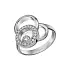 Золотое кольцо Chopard Happy Diamonds 829769-1011