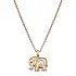Золотой кулон Chopard Happy Diamonds Elephant 79A189-5001