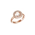 Золотое кольцо Chopard Happy Diamonds 82A018-5210