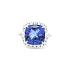 Blue Treasure - кольцо с танзанитом и бриллиантом Elegance
