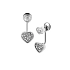 Золотые серьги Chopard Happy Hearts 83A082-1009