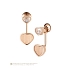 Золотые серьги Chopard Happy Hearts Золотые сердца Джеймс Бонд 007 83A007-5021