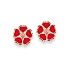 Золотые серьги Chopard Happy Hearts Flowers 84A085-5811