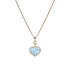 Золотой кулон Chopard Счастливые сердца 79A074-5340