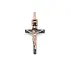 Золотой крест-подвеска из розового золота