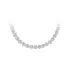 Женское ожерелье из белого золота