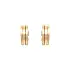 Золотые круглые серьги