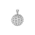 Подвеска из белого золота с кубическим цирконием
