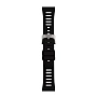 Чёрный силиконовый ремешок Tissot 21 мм SX T852.049.249