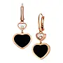 Золотые серьги Chopard Happy Hearts 837482-5210