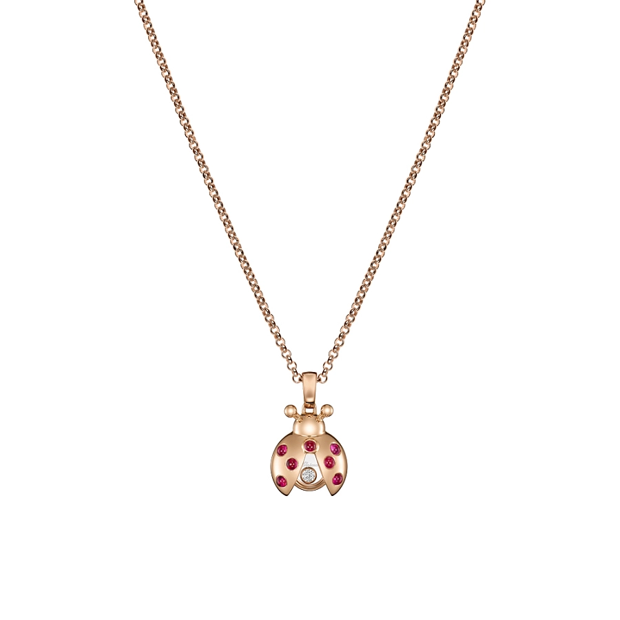 Золотой кулон Chopard Happy Diamonds Ladybird 79A186-5001