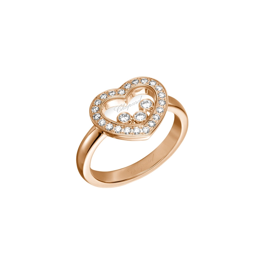 Золотое кольцо Chopard Happy Diamonds 82A611-5209