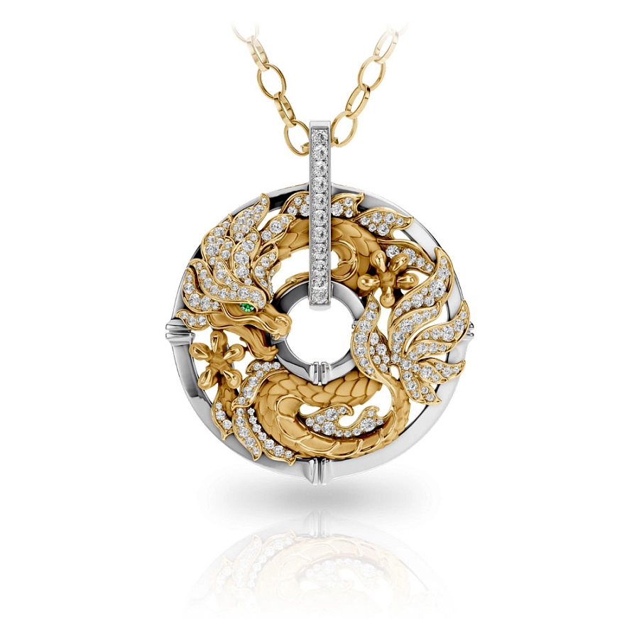 Ожерелье Carrera Y Carrera New Shanghai Maxi Pave