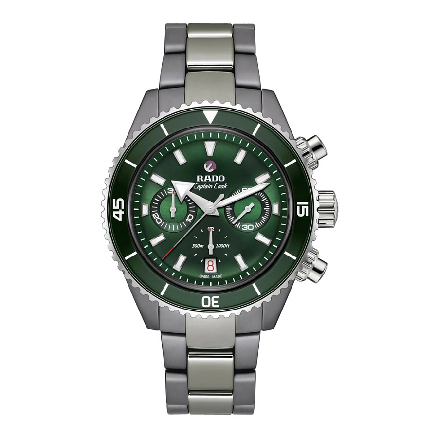 Rado Captain Cook Высокотехнологичный керамический автоматический хронограф R32189313