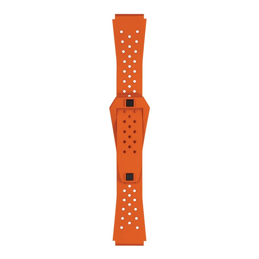 Оранжевый резиновый ремешок Tissot Sideral 20 мм T852.048.86