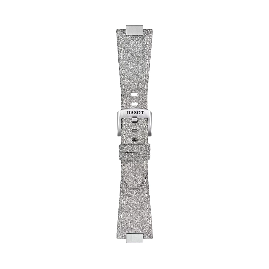 Серый кожаный ремешок Tissot для PRX 35 мм T852.049.550