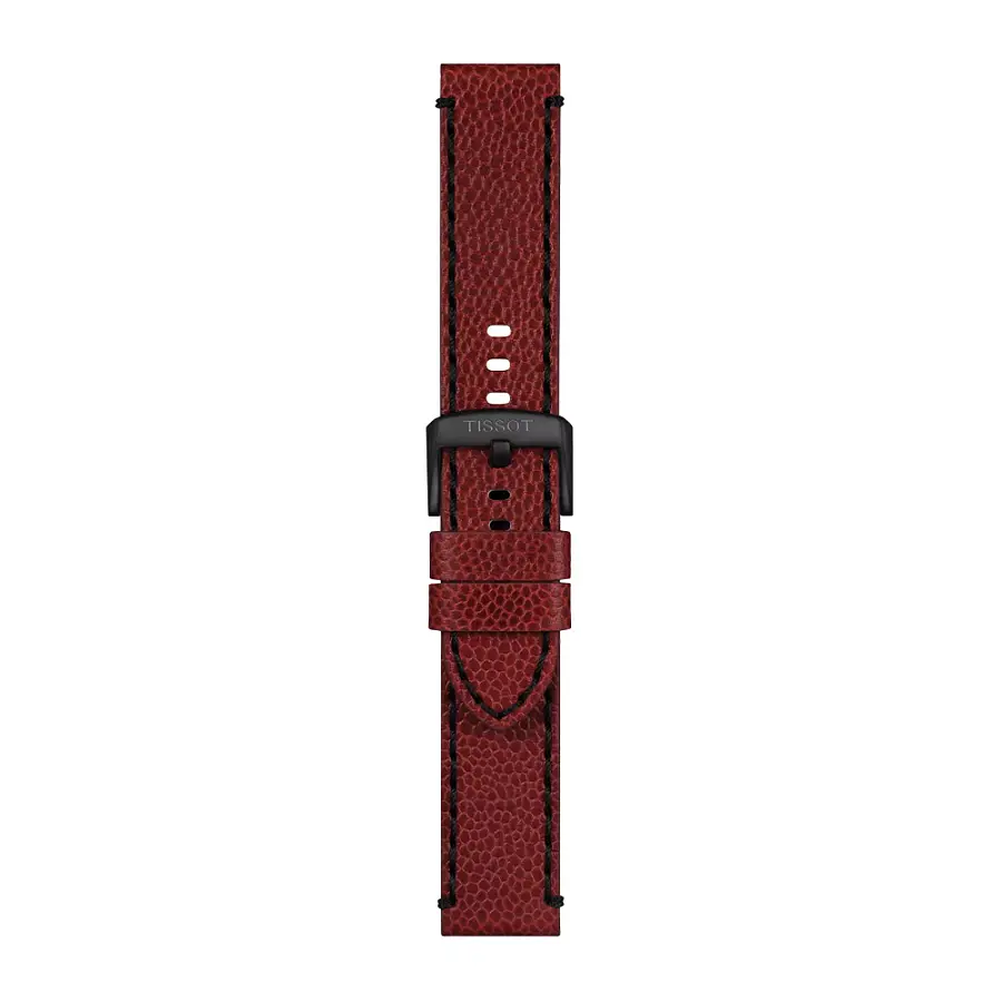 Винный кожаный ремешок Tissot 22 мм T852.049.048