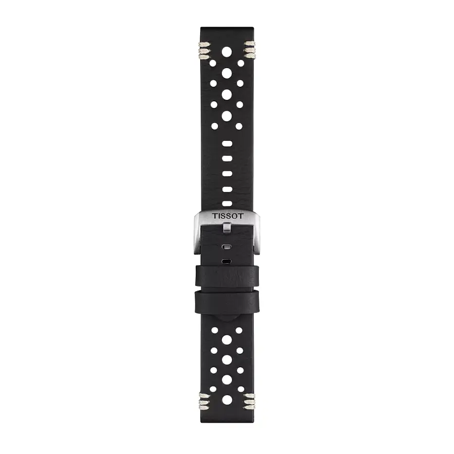 Чёрный кожаный ремешок Tissot 22 мм T852.046.810