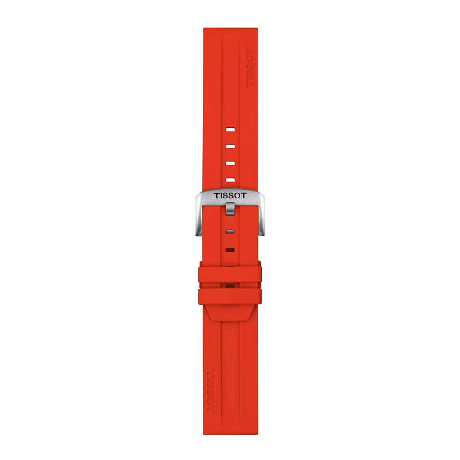 Красный силиконовый ремешок Tissot 22 мм T852.047.920