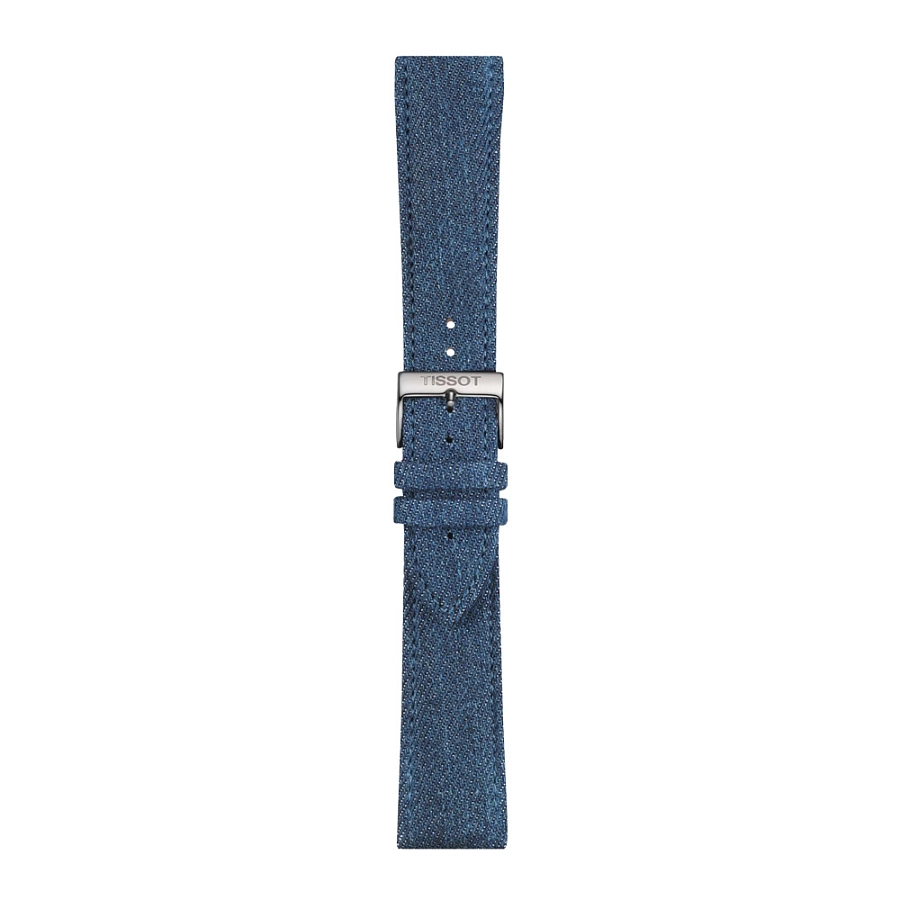 Синий текстильный ремешок Tissot 22 мм T852.046.781