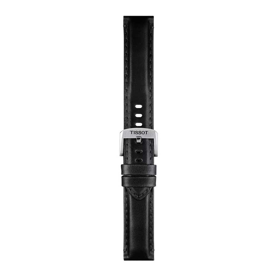 Чёрный кожаный ремешок Tissot 20 мм T852.046.834