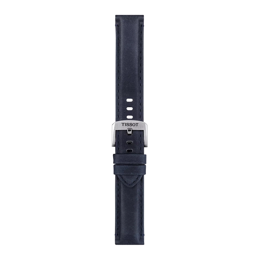Синий кожаный ремешок Tissot 20 мм T852.046.831