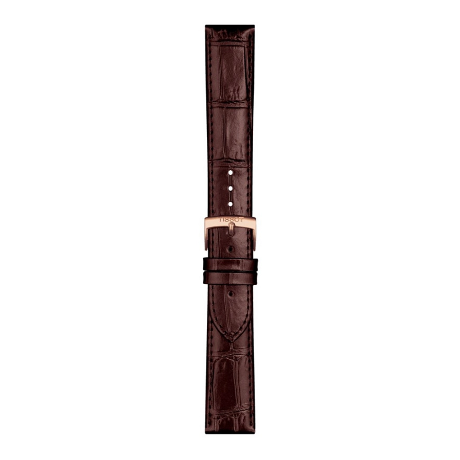 Коричневый кожаный ремешок Tissot 20 мм T852.043.014