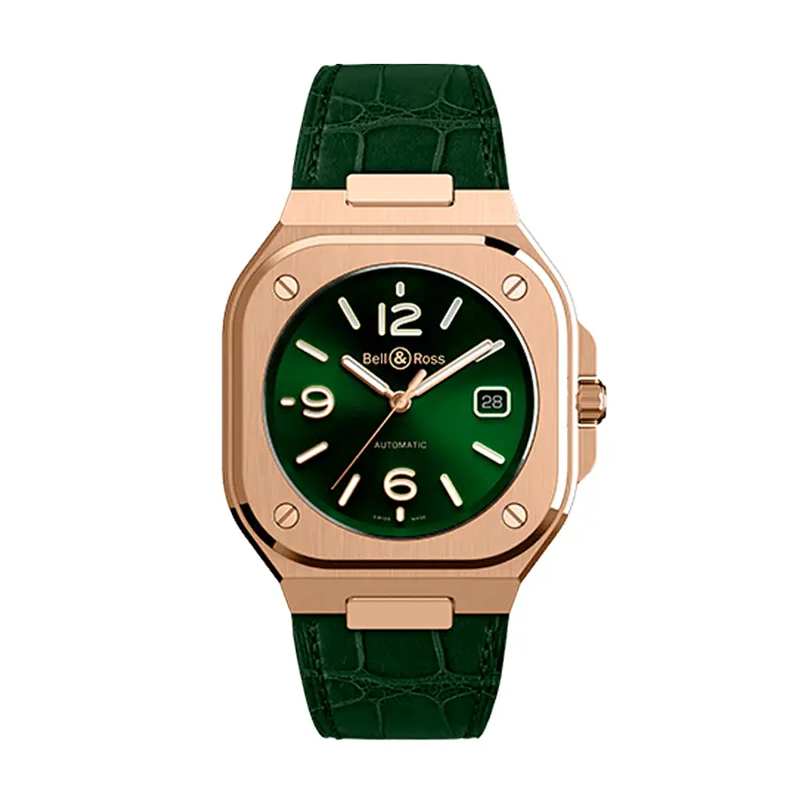 Bell & Ross BR-05 Green Gold BR05A-GN-PG/SCR