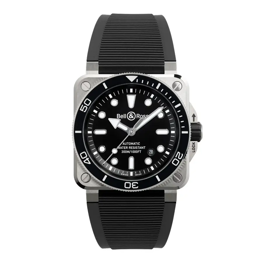 Bell & Ross BR 03 Diver Black Steel BR03A-D-BL-ST/SRB