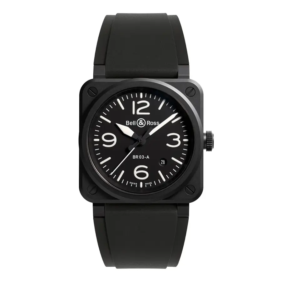 Bell & Ross BR 03 Black Matte BR03A-BL-CE/SRB
