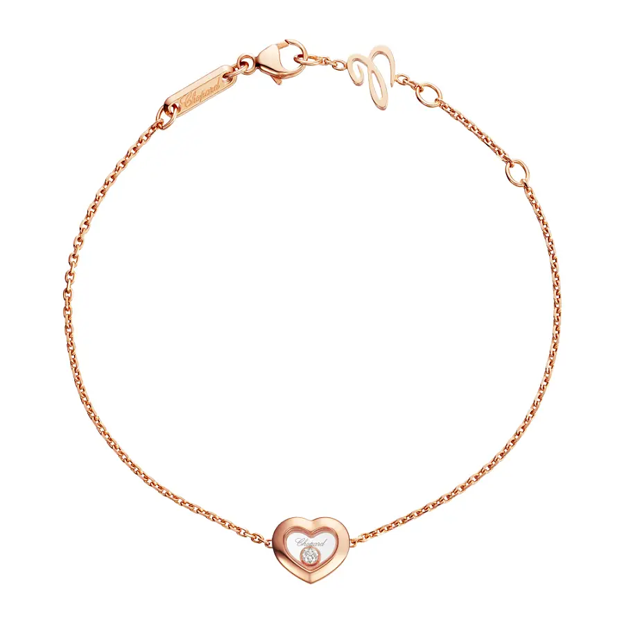 Золотой браслет Chopard Happy Diamonds 85A054-5001