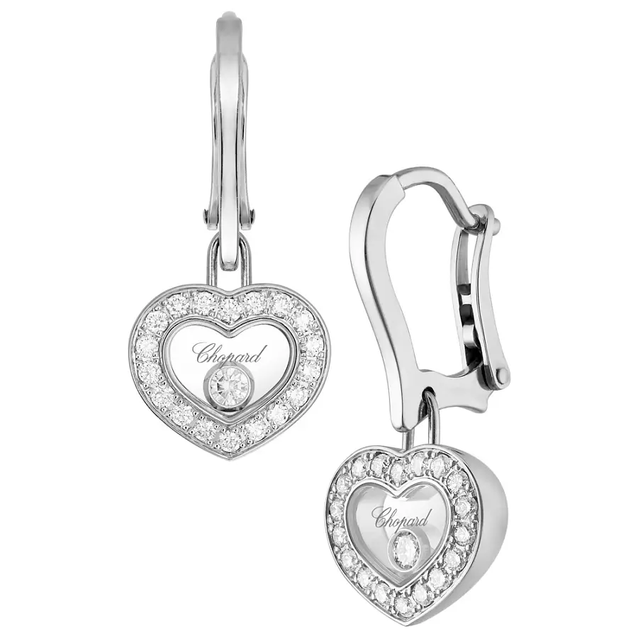 Золотые серьги Chopard Happy Diamonds 83A054-1401
