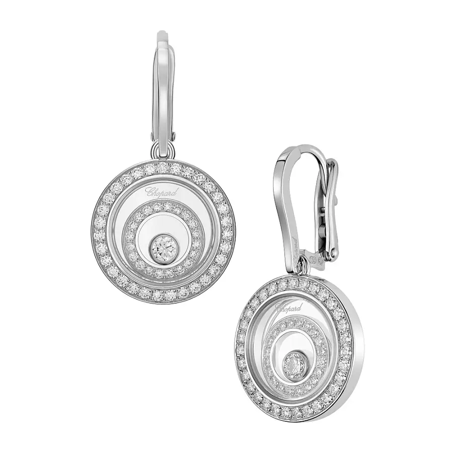 Золотые серьги Chopard Happy Spirit 838230-1001
