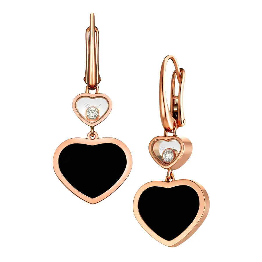 Золотые серьги Chopard Happy Hearts 837482-5210