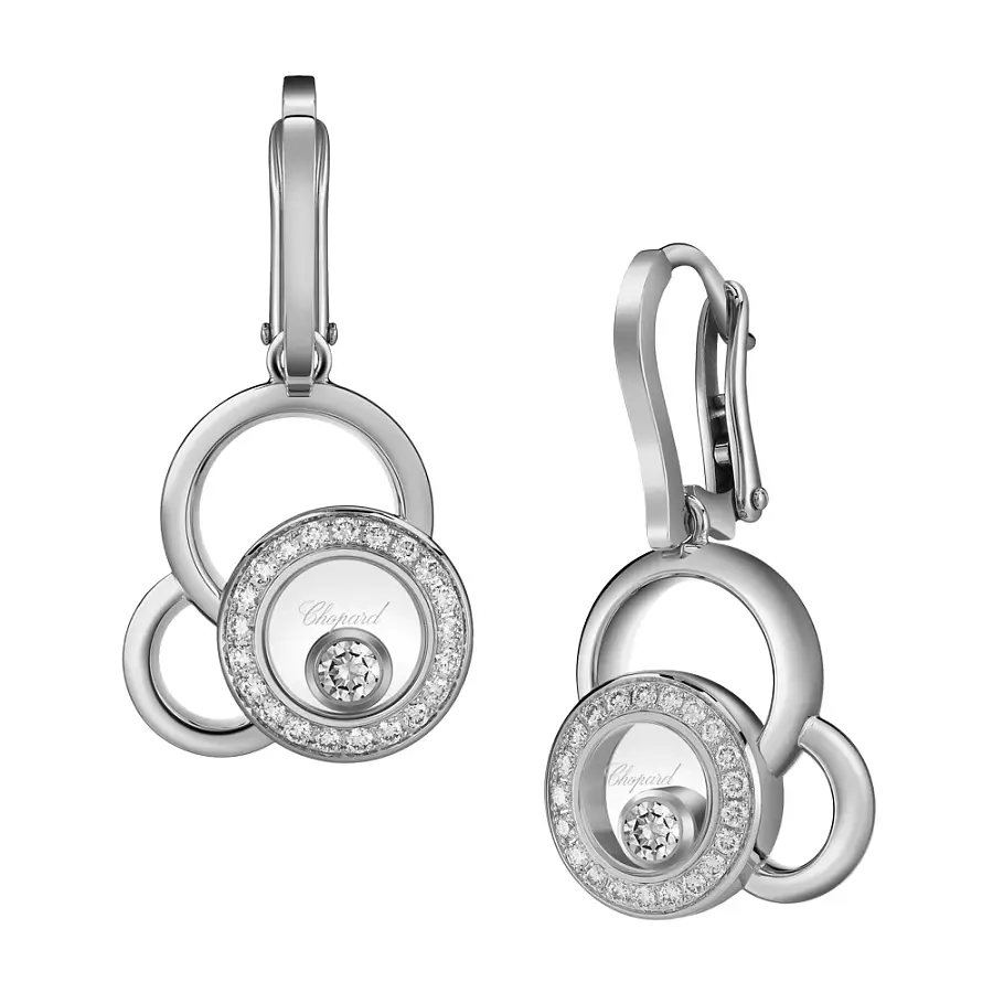 Золотые серьги Chopard Happy Diamonds 839769-1002