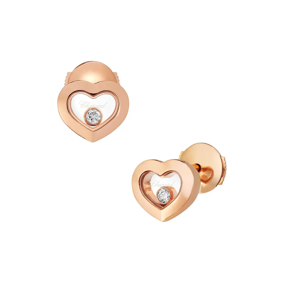 Золотые серьги Chopard Happy Diamonds 83A054-5001