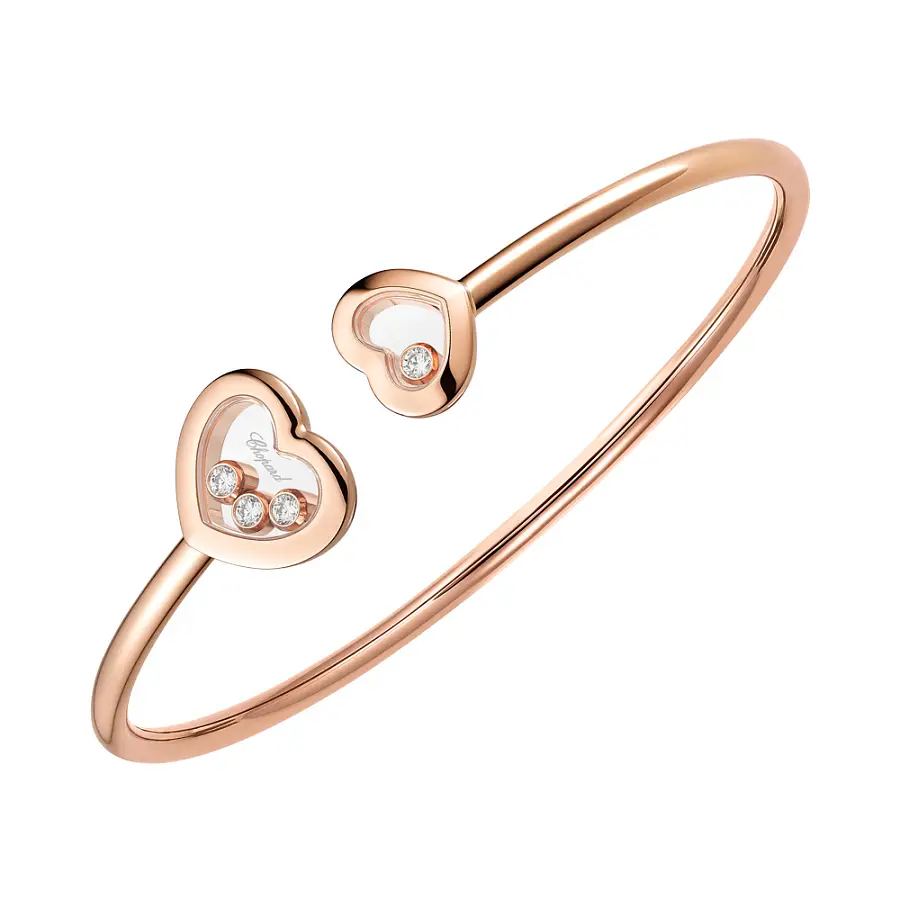 Золотой браслет Chopard Happy Diamonds 85A614-5001