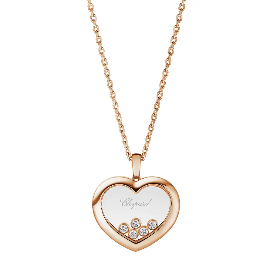 Золотой кулон Chopard Happy Diamonds 79A039-5001