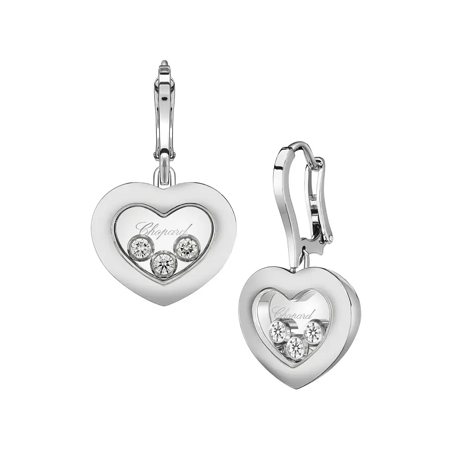 Золотые серьги Chopard Happy Diamonds 83A611-1301